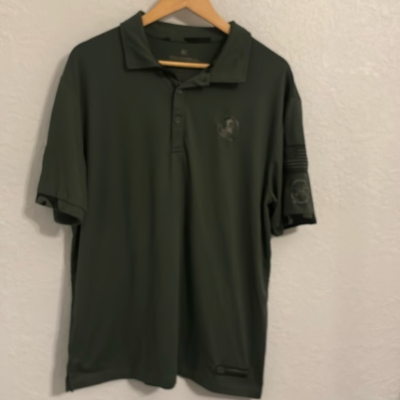 FSU MENS DARK GREEN POLICE SHIRT LARGE EUC - Picture 1 of 6